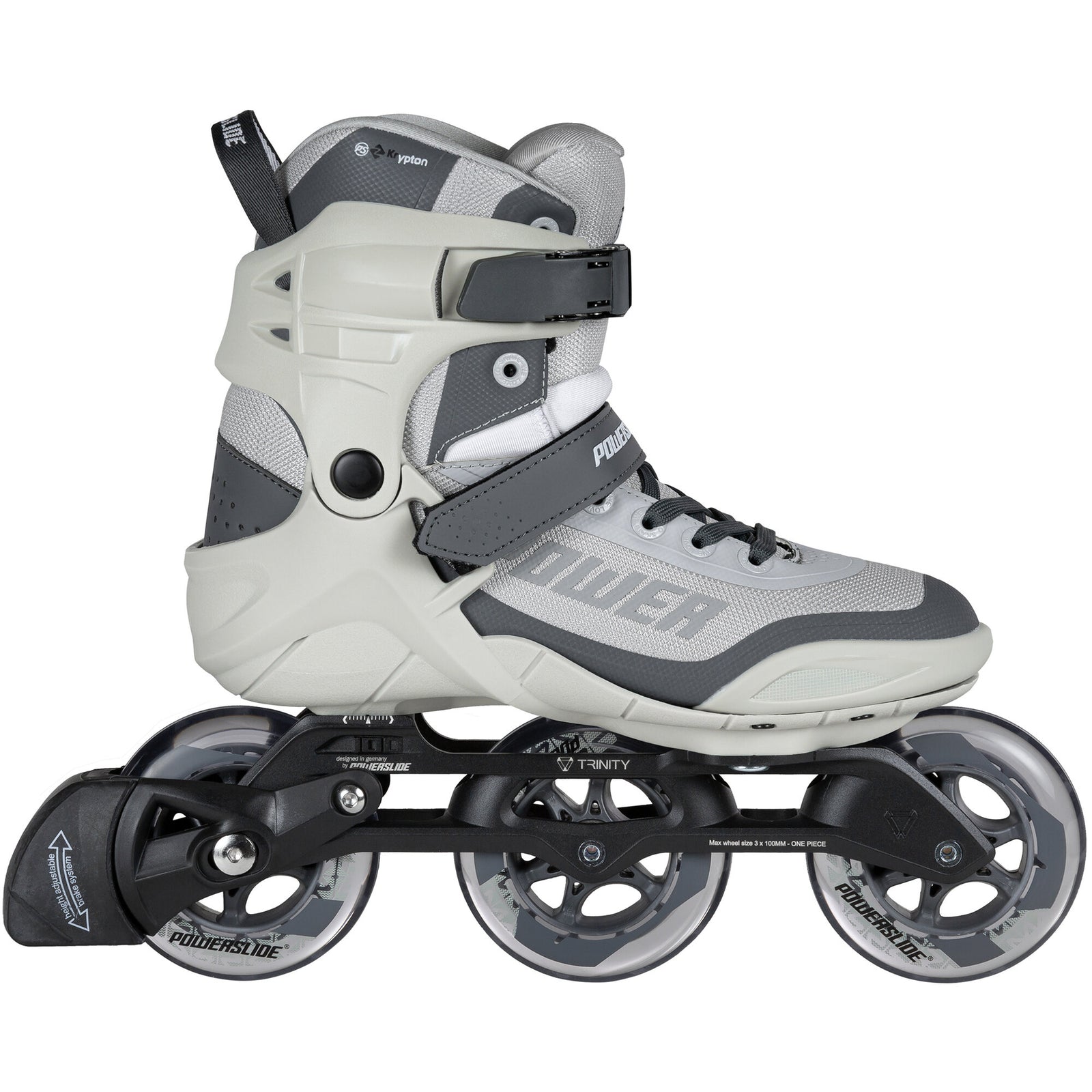 Powerslide - Phuzion Krypton Grey 100 - 5