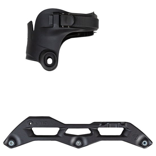 Elite cast Syncro complete 110 incl. Cuff - 270 Black, TRI - Powerslide - Fitness Inline Frames - Product Image 2