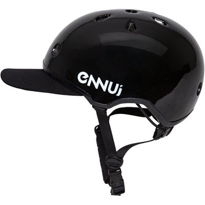 Elite Black (include removable peak) - Ennui - Inline Skating Helmets - Product Image 2