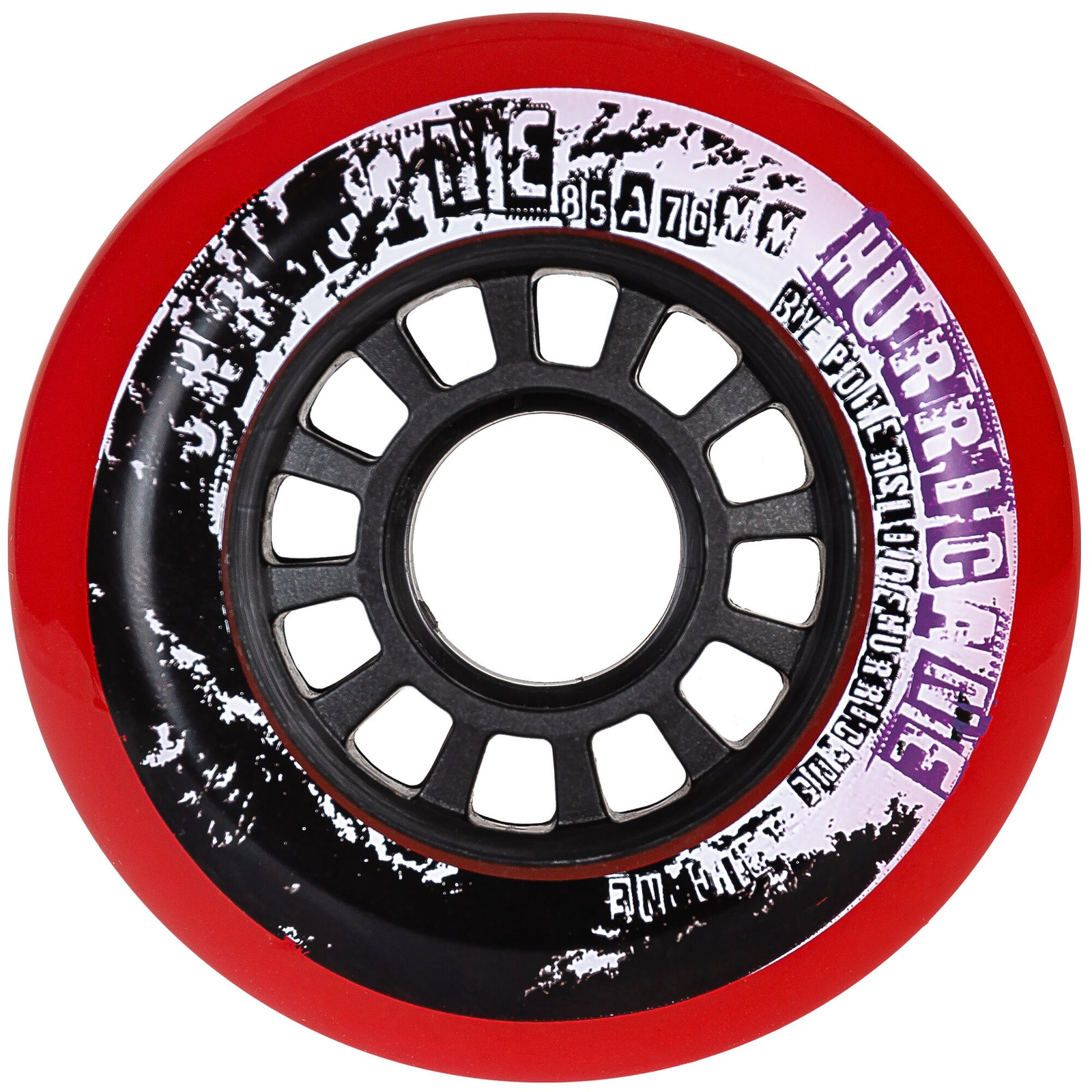 Powerslide - Hurricane 76/85A Red, 4-pack - 1