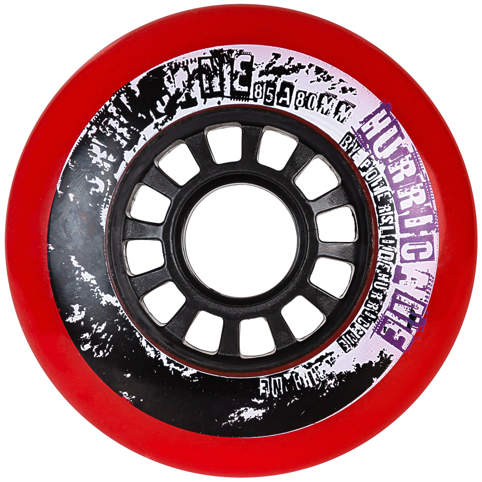 Powerslide - Hurricane 80/85A Red, 4-pack - 1