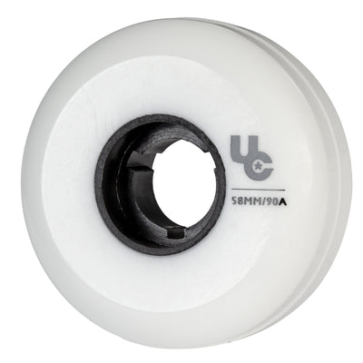 Team 58/90A White, 4-pack - Undercover - Aggressive Inline Skate Wheels - Product Image 3