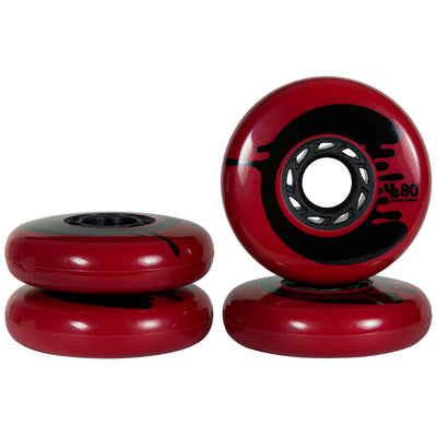 Cosmic Roche Red 80/88A, 4-pack - Undercover - Urban Inline Skate Wheels - Product Image 4