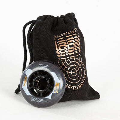 Access 76 Dark Grey 4-pack - IQON - Aggressive Inline Skate Wheels - Product Image 5