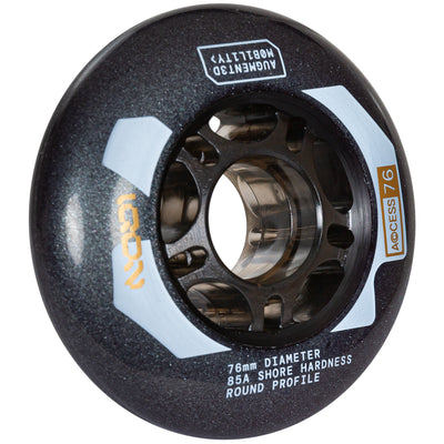 Access 76 Dark Grey 4-pack - IQON - Aggressive Inline Skate Wheels - Product Image 2