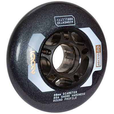 Access 80 Dark Grey 4-pack - IQON - Aggressive Inline Skate Wheels - Product Image 2