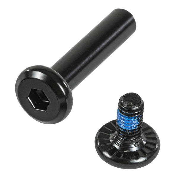 Steel Double Axle for brake, Hex 28mm/6mm (1)
