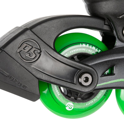 Universe 4W Green adj. - Powerslide - Fitness Inline Skates - Product Image 9