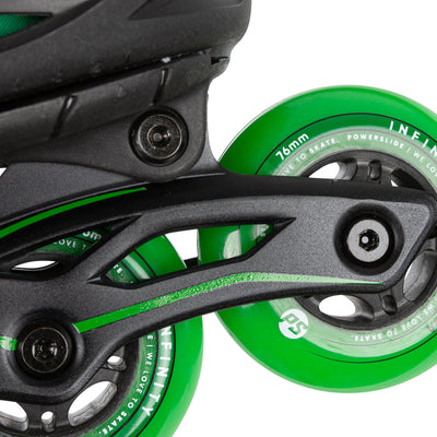 Universe 4W Green adj. - Powerslide - Fitness Inline Skates - Product Image 11