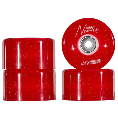 Neons LED Red - Chaya - Nite Roller Skate Wheels - Product Image 3