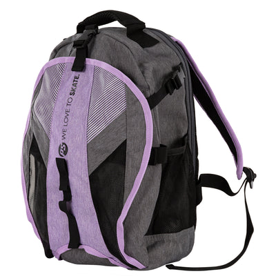 Fitness Backpack Dark Grey/Purple - Powerslide - Inline Skating Bags - Product Image 2