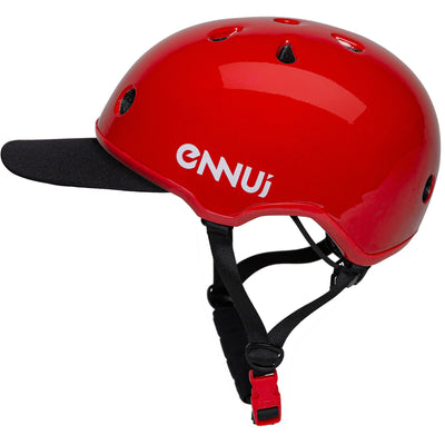 Elite Red (include removable peak) - Ennui - Inline Skating Helmets - Product Image 2