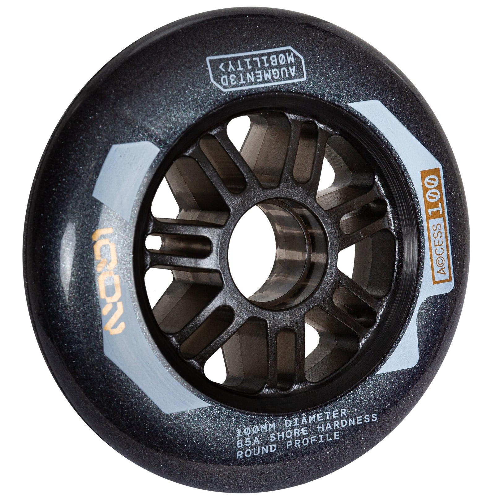Access Combo 100 Dark Grey 3-pack - IQON - Aggressive Inline Skate Wheels - Product Image 2