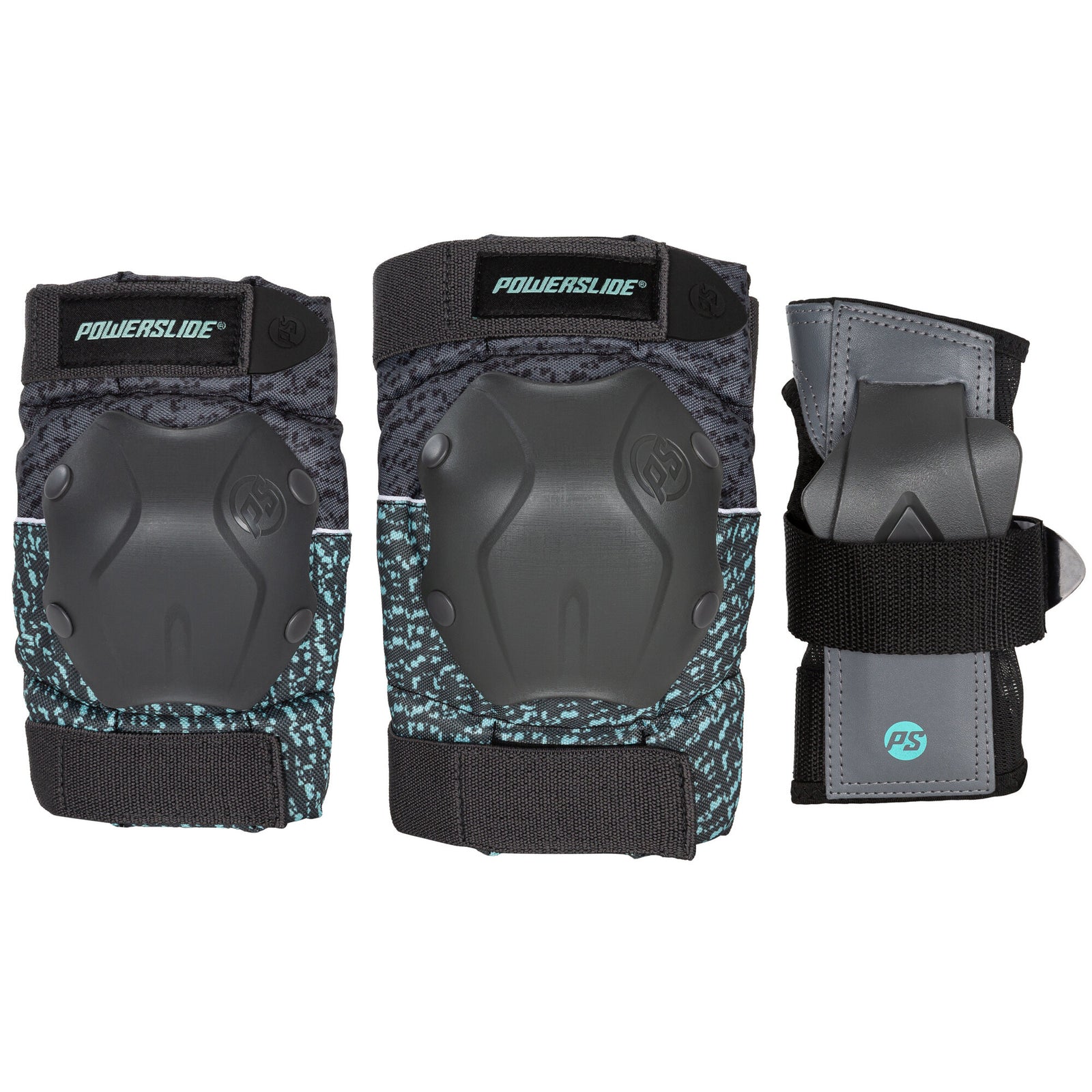 Powerslide - Standard Black/Teal Set - 3