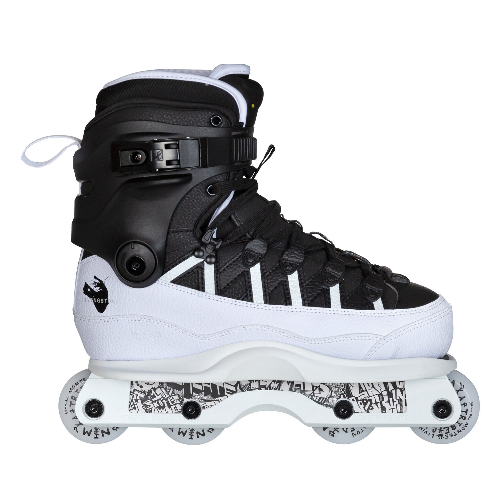 IQON - AG 15 Montre Livingston Pro Skate white / black - 1