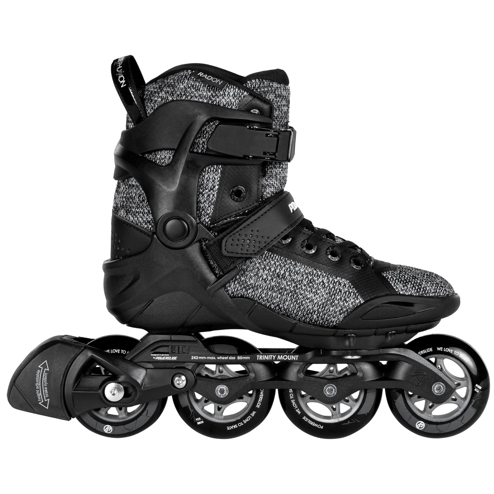 Powerslide - Phuzion Radon Black White 80 - 1