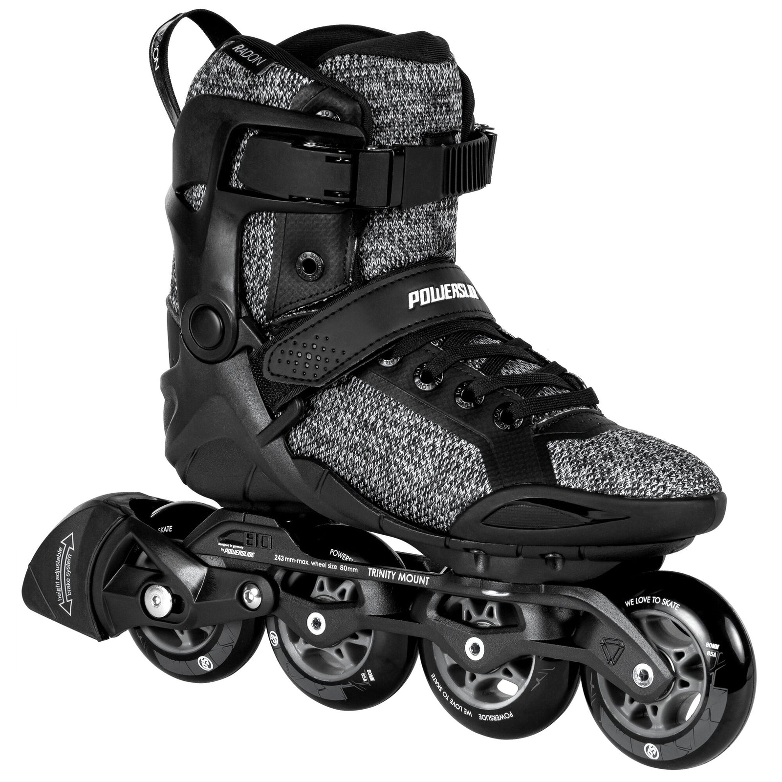 Powerslide - Phuzion Radon Black White 80 - 2