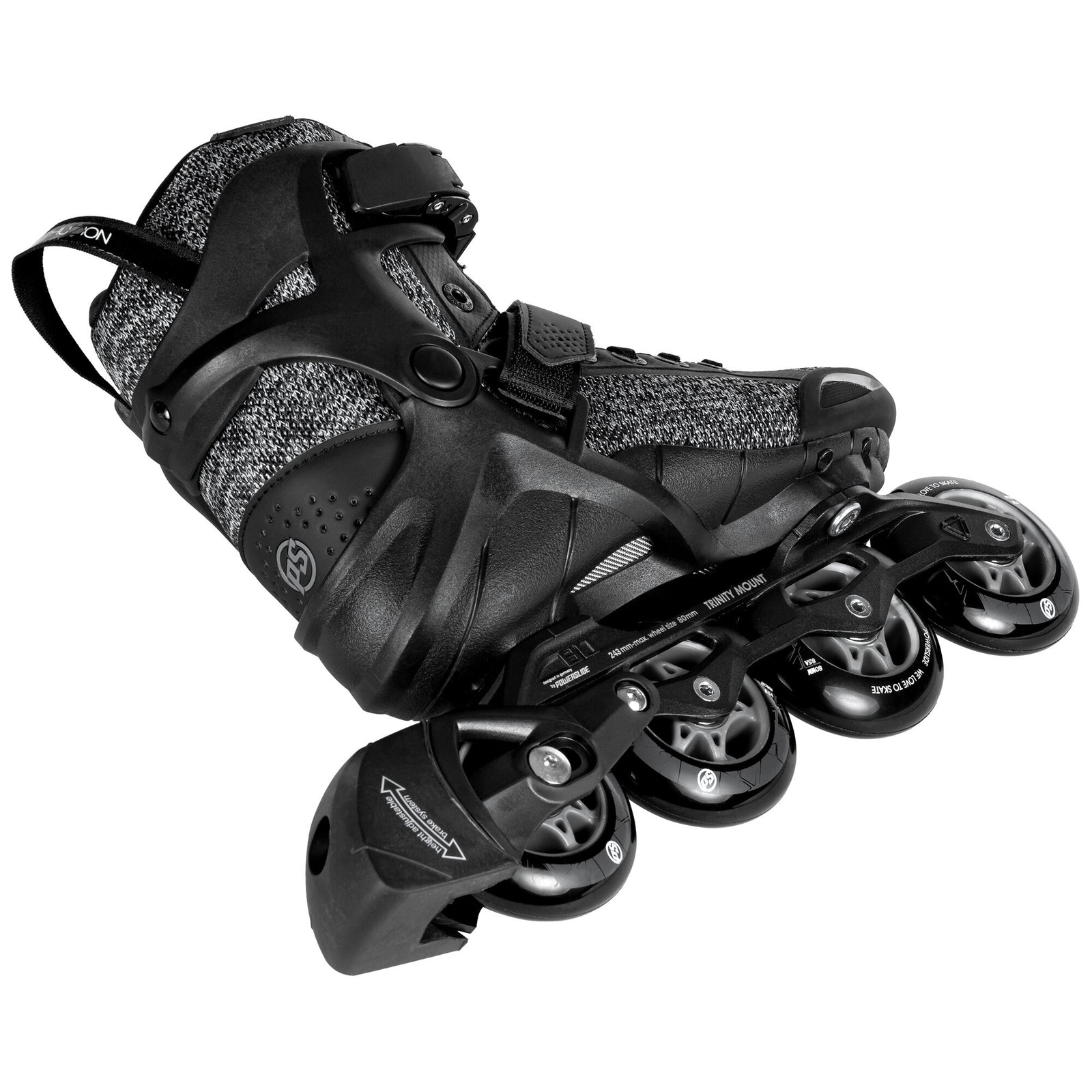 Powerslide - Phuzion Radon Black White 80 - 3