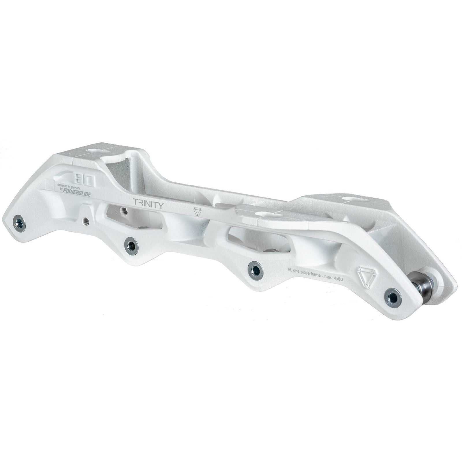 Powerslide - Elite cast AL 243/4x80 White, TRI - 2