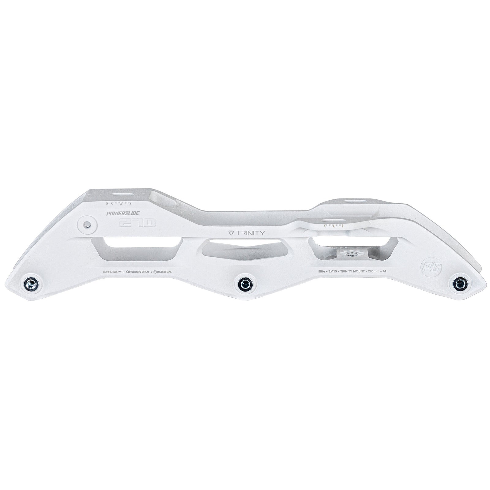 Powerslide - Elite cast Syncro AL 270/3x110 White, TRI - 1