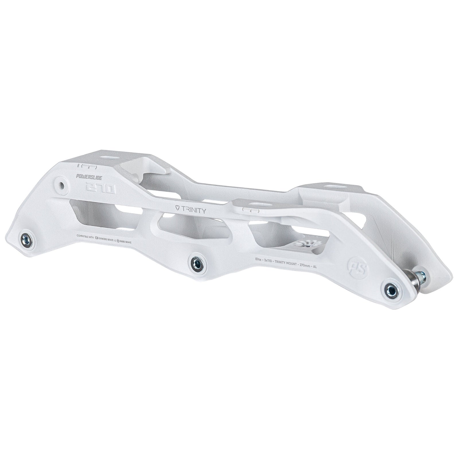 Powerslide - Elite cast Syncro AL 270/3x110 White, TRI - 2