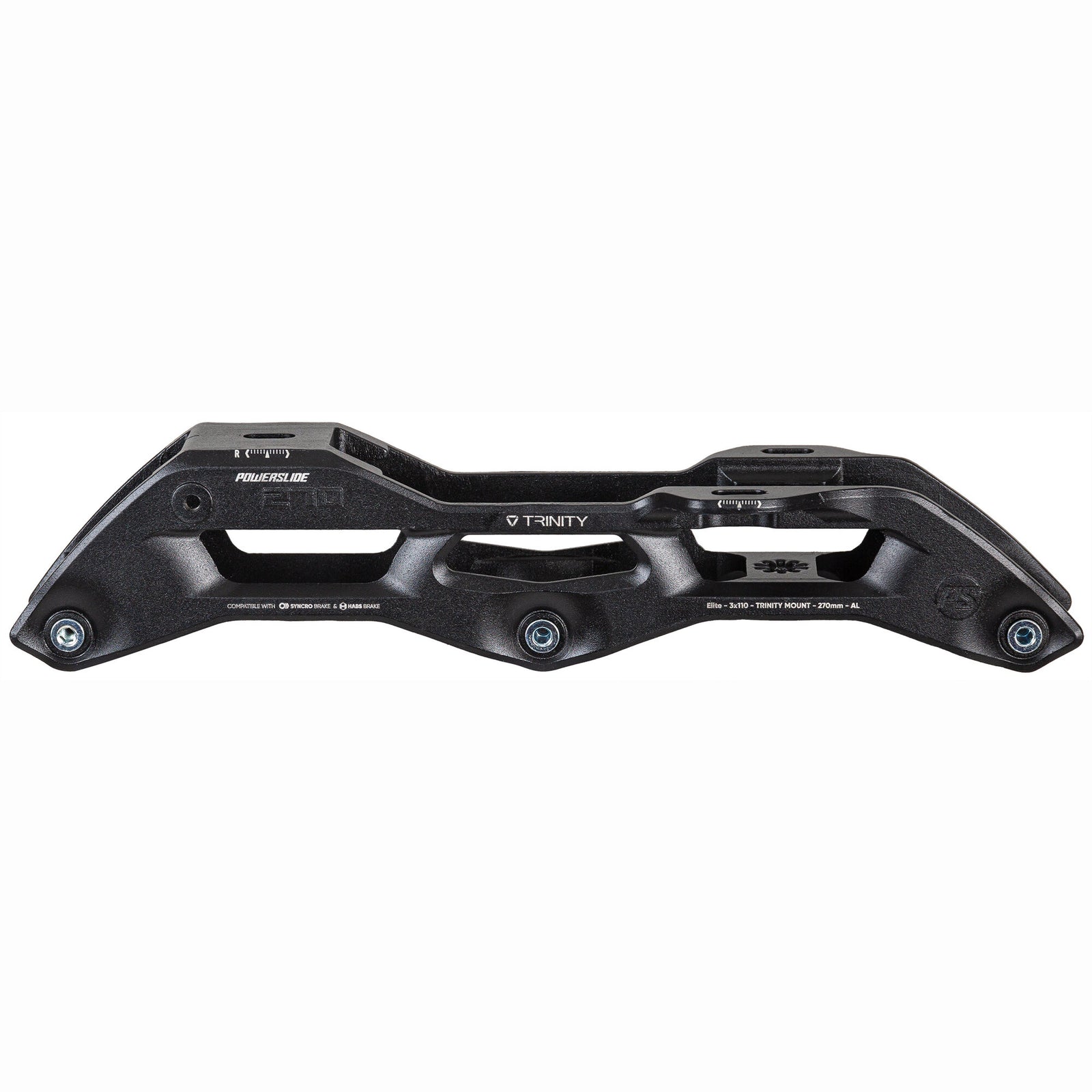 Powerslide - Elite cast Syncro AL 270/3x110 Black, TRI - 1
