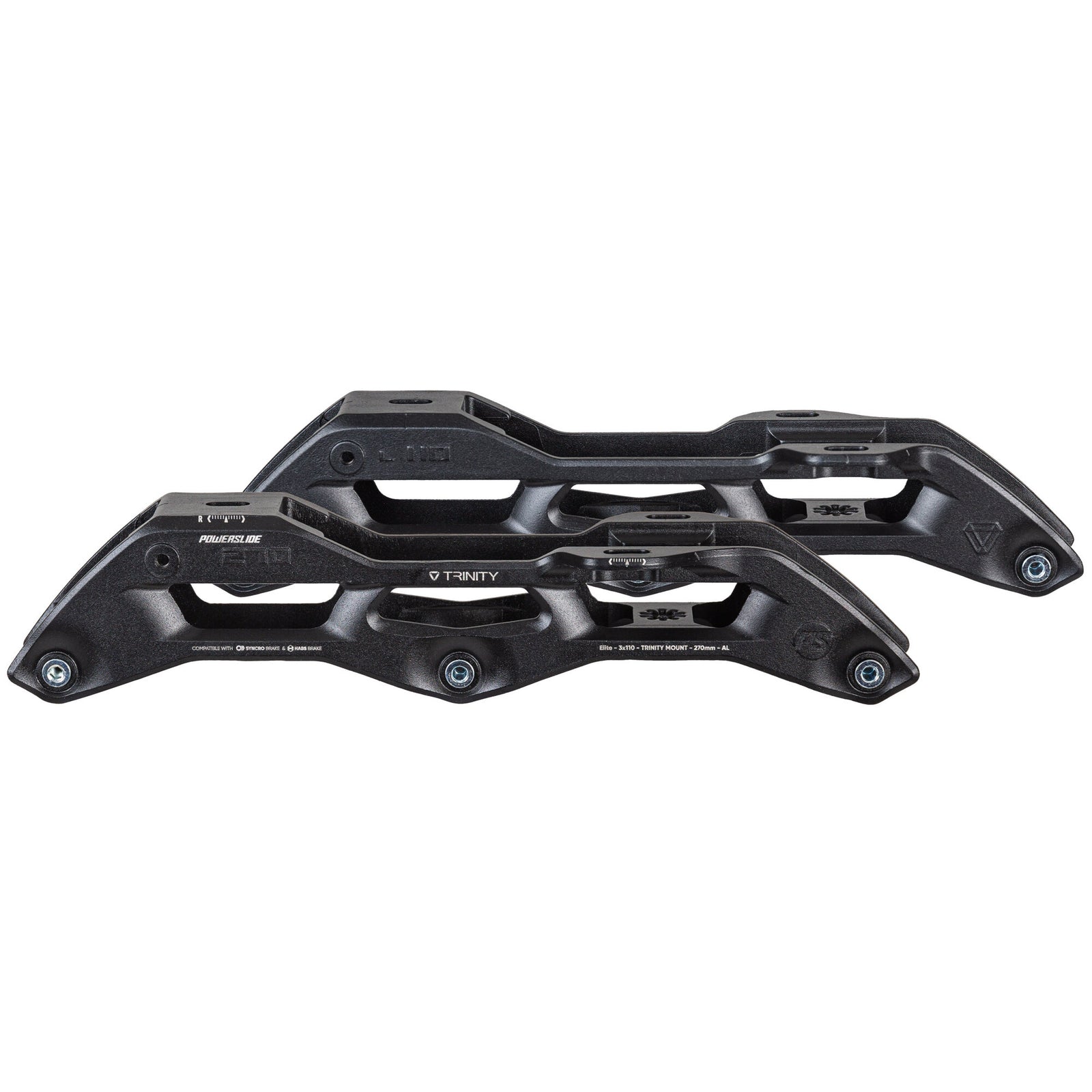 Powerslide - Elite cast Syncro AL 270/3x110 Black, TRI - 6