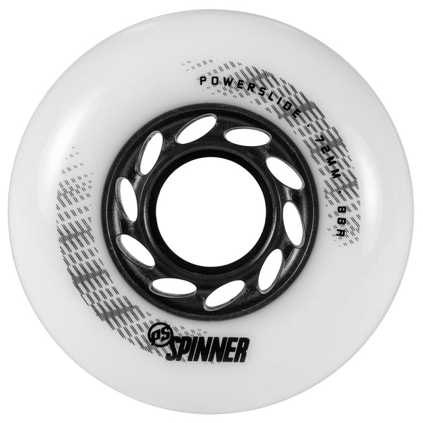 Powerslide - Spinner 72/88A White, 4-pack - 1