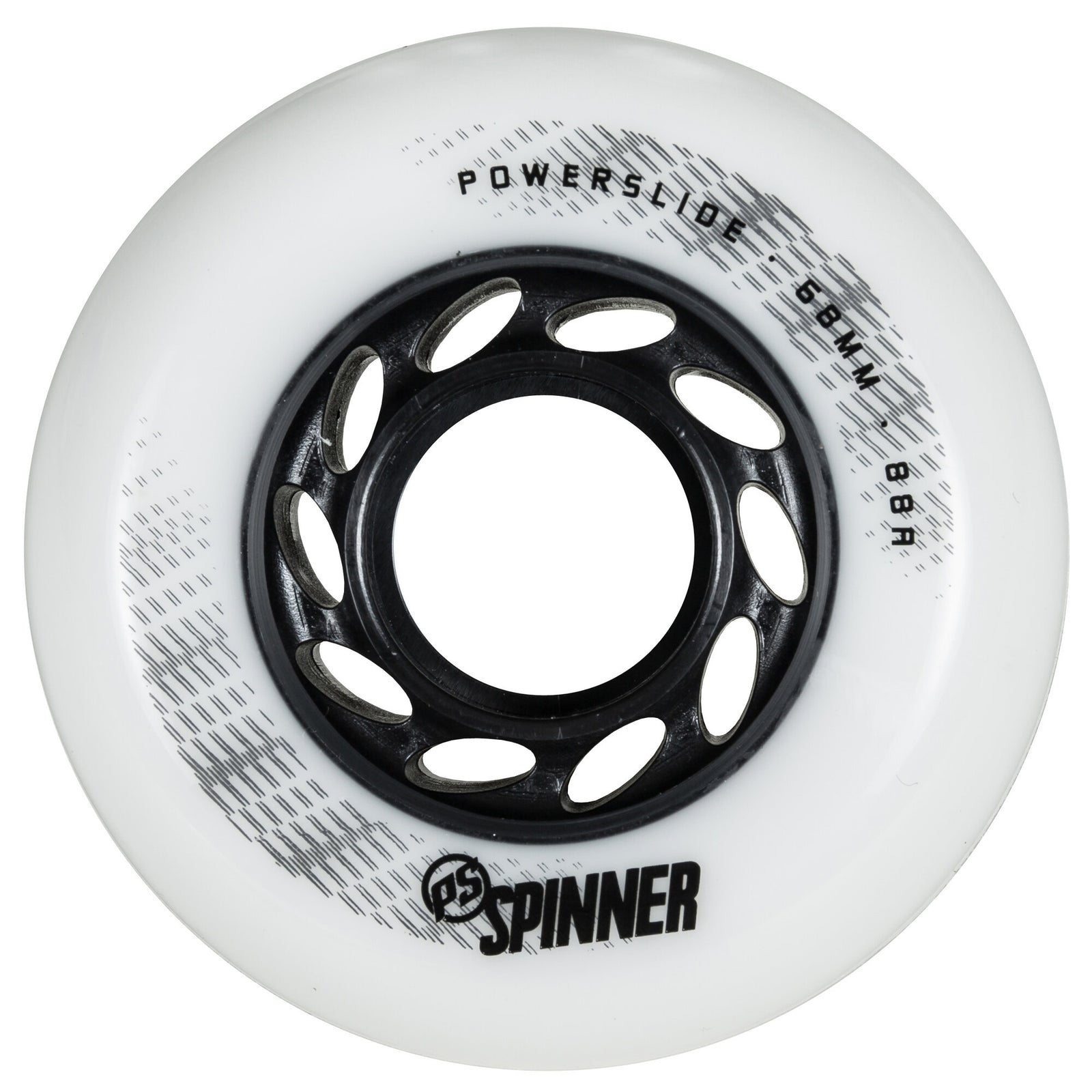 Powerslide - Spinner 68/88A White, 4-pack - 1