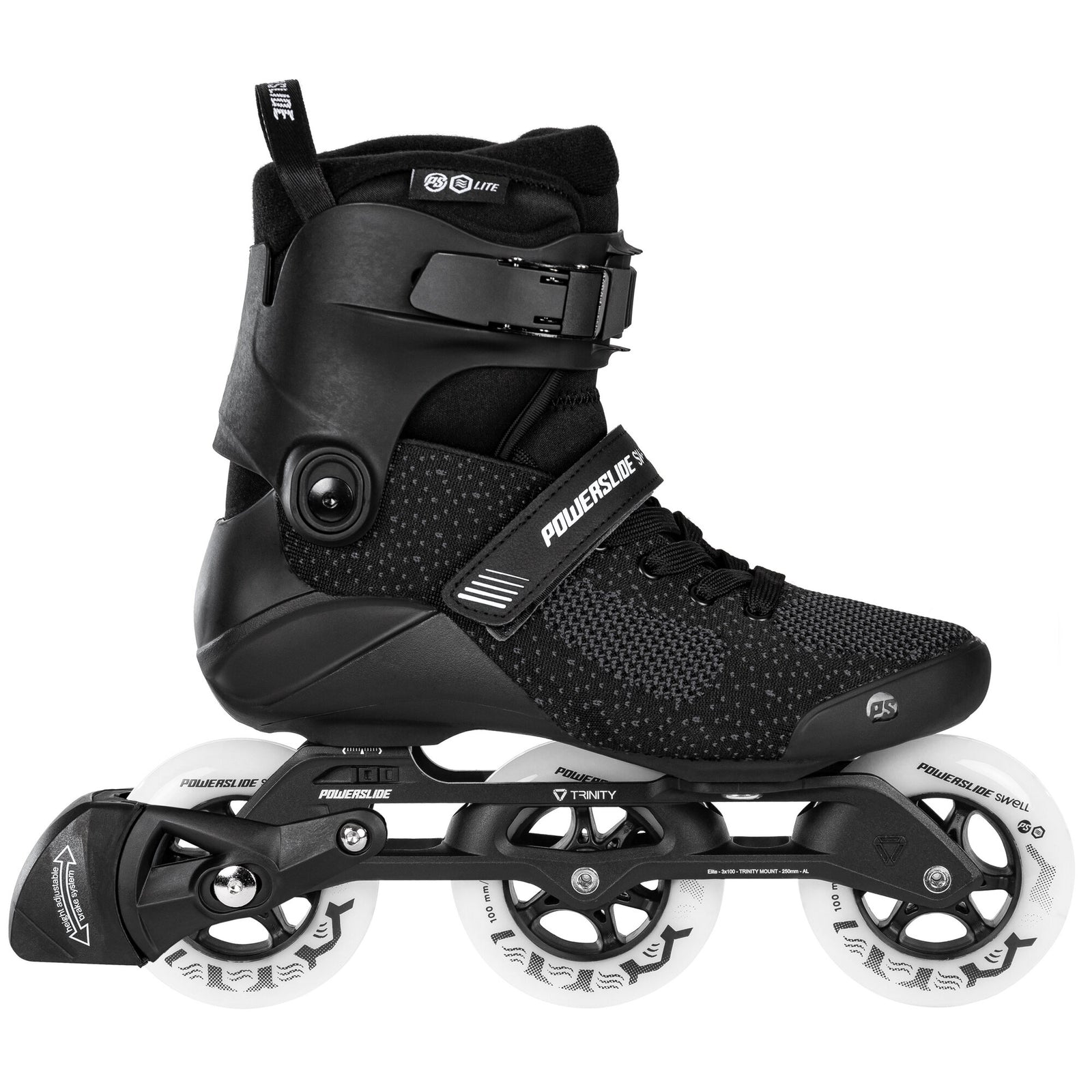 Powerslide - Swell Lite Black 100 - 12