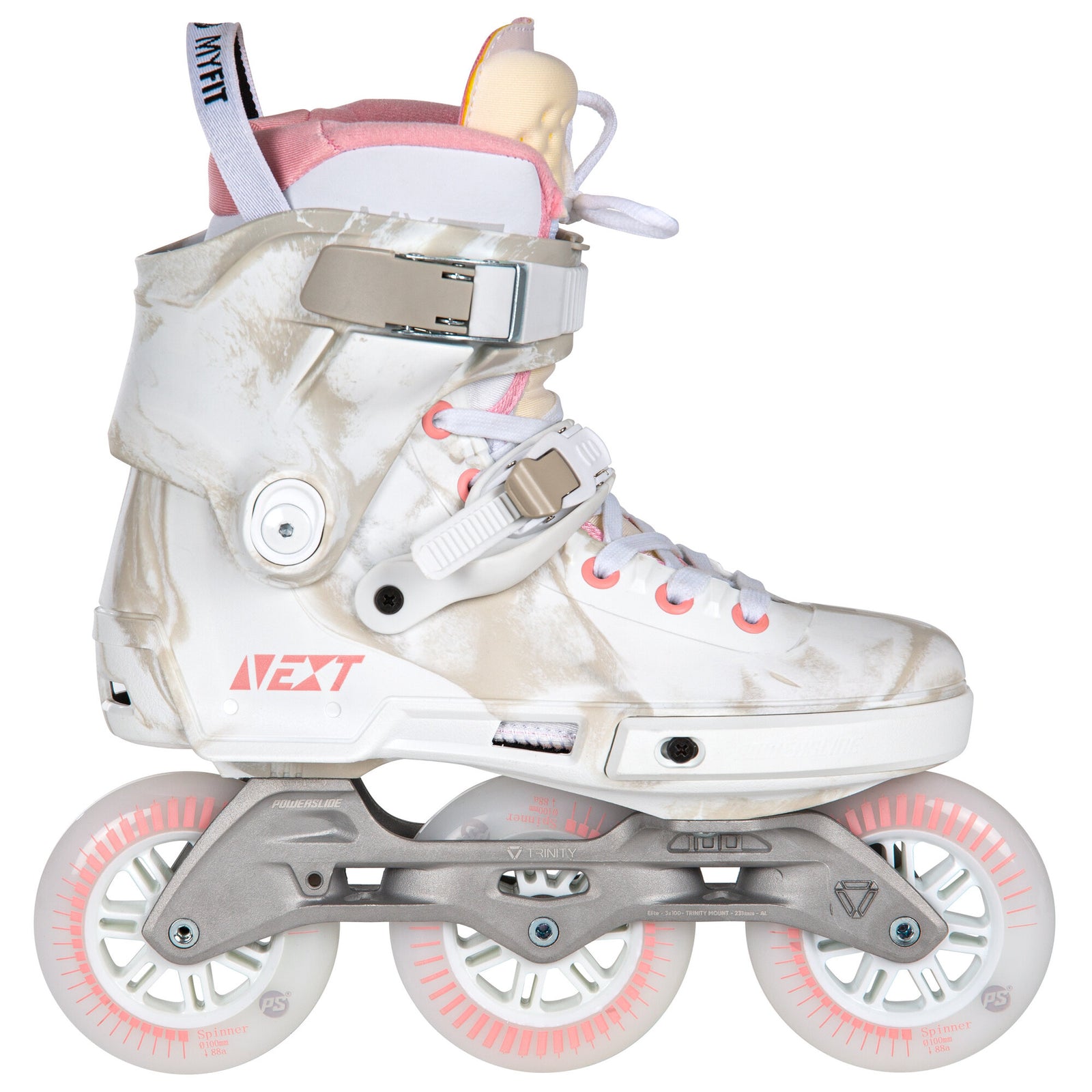 Powerslide - Next Marble Pink 100 - 1