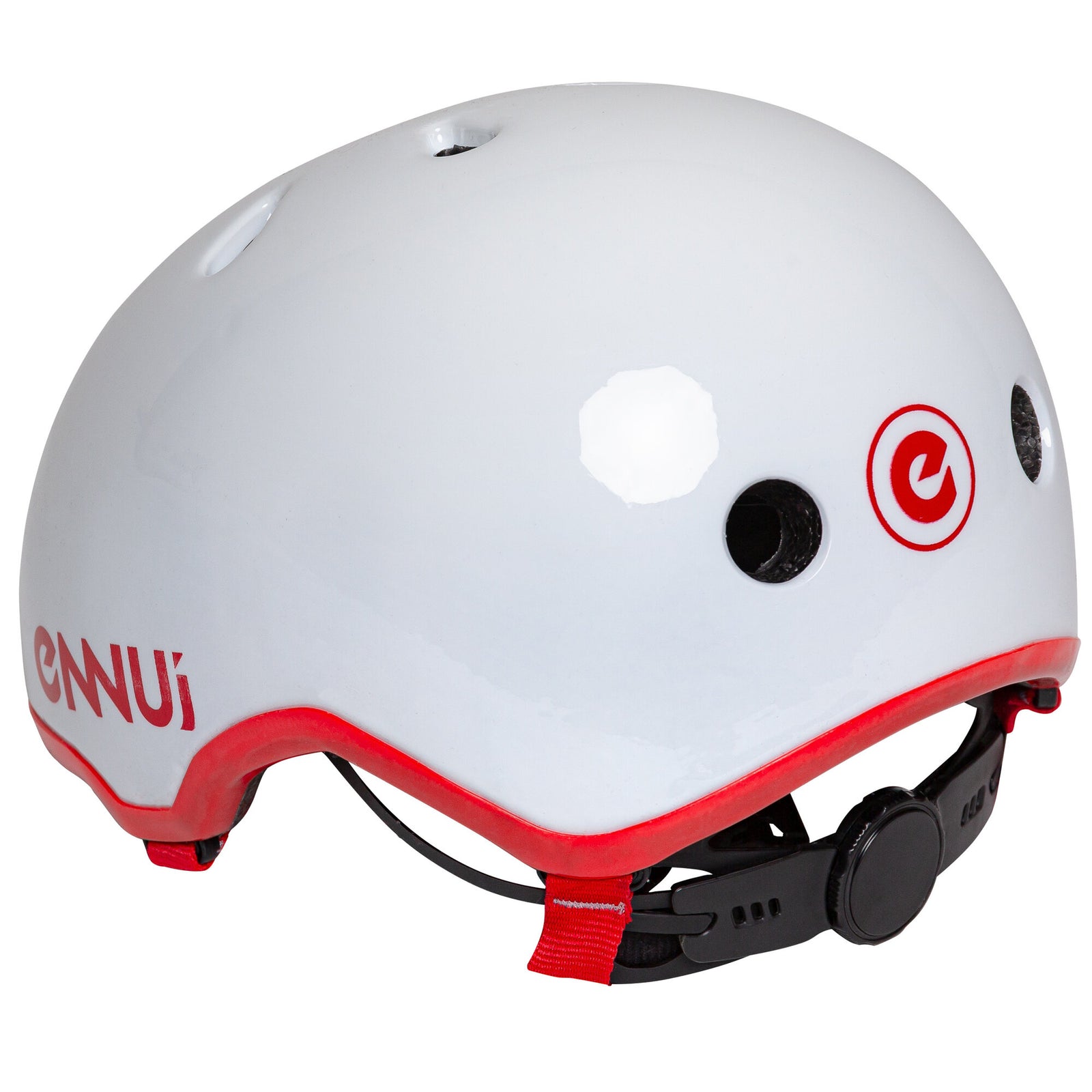 Ennui - Elite White Red Shiny (include removable peak) - 13